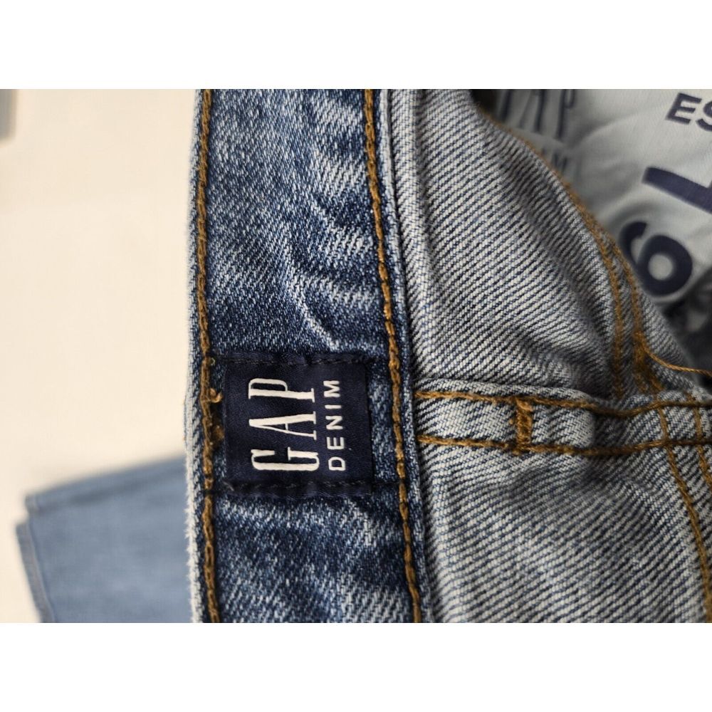Gap Jeans Women's 25 Blue Medium Wash Best Girlfriend EST. 1969 DENIM FRAYED - Picture 8 of 11